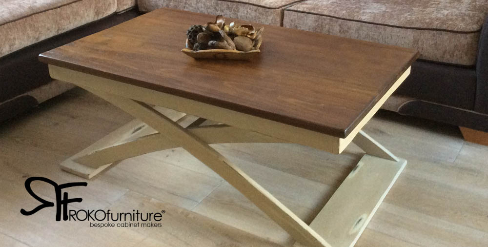 Hand made coffee table by Roko Furniture